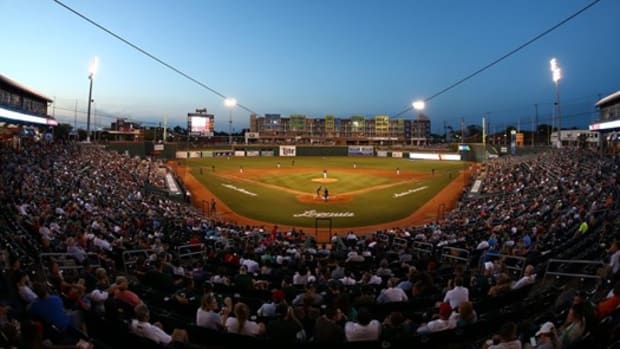 Spartans Rally Comes Up Short In Losing To Lugnuts  (PHOTO:  MSU SID)